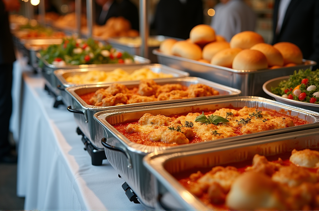 Catering spread near South Farmingdale at Ciminelli's